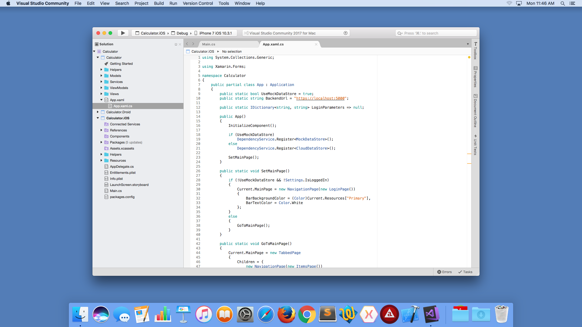how to make a project in visual studio code for mac